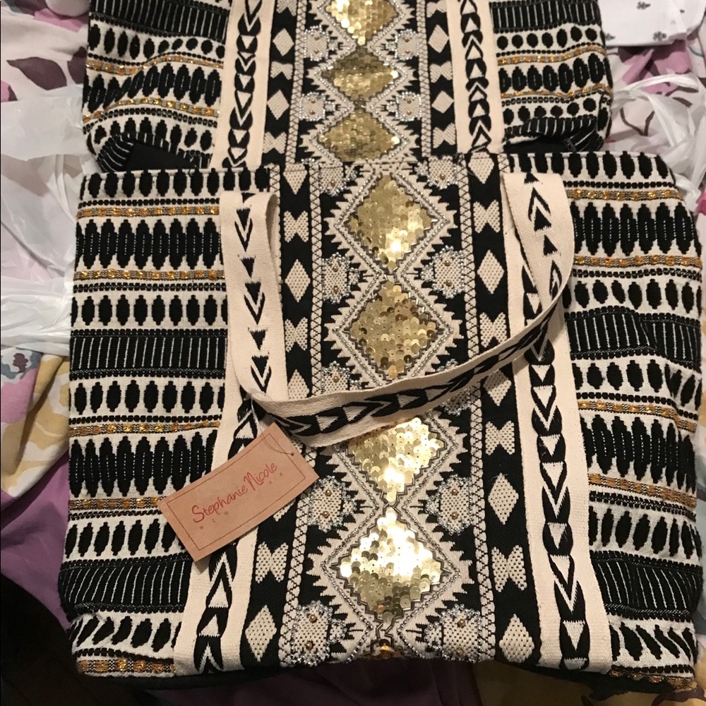 Stephanie Nicole New York extra large tote bag